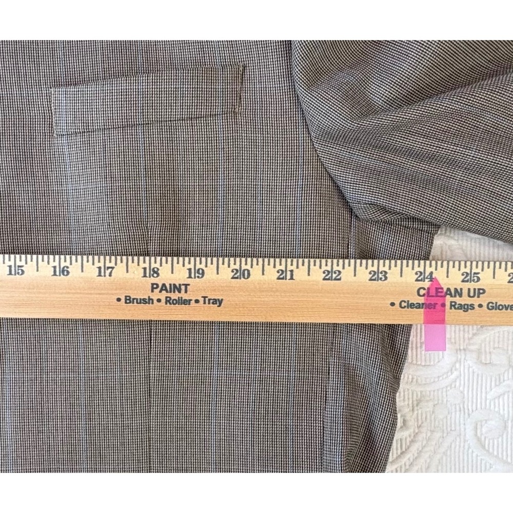 Lauren Ralph Lauren Mens 46L Blazer Tan Glen Plaid Check Sport Coat 2 Button - Picture 7 of 10